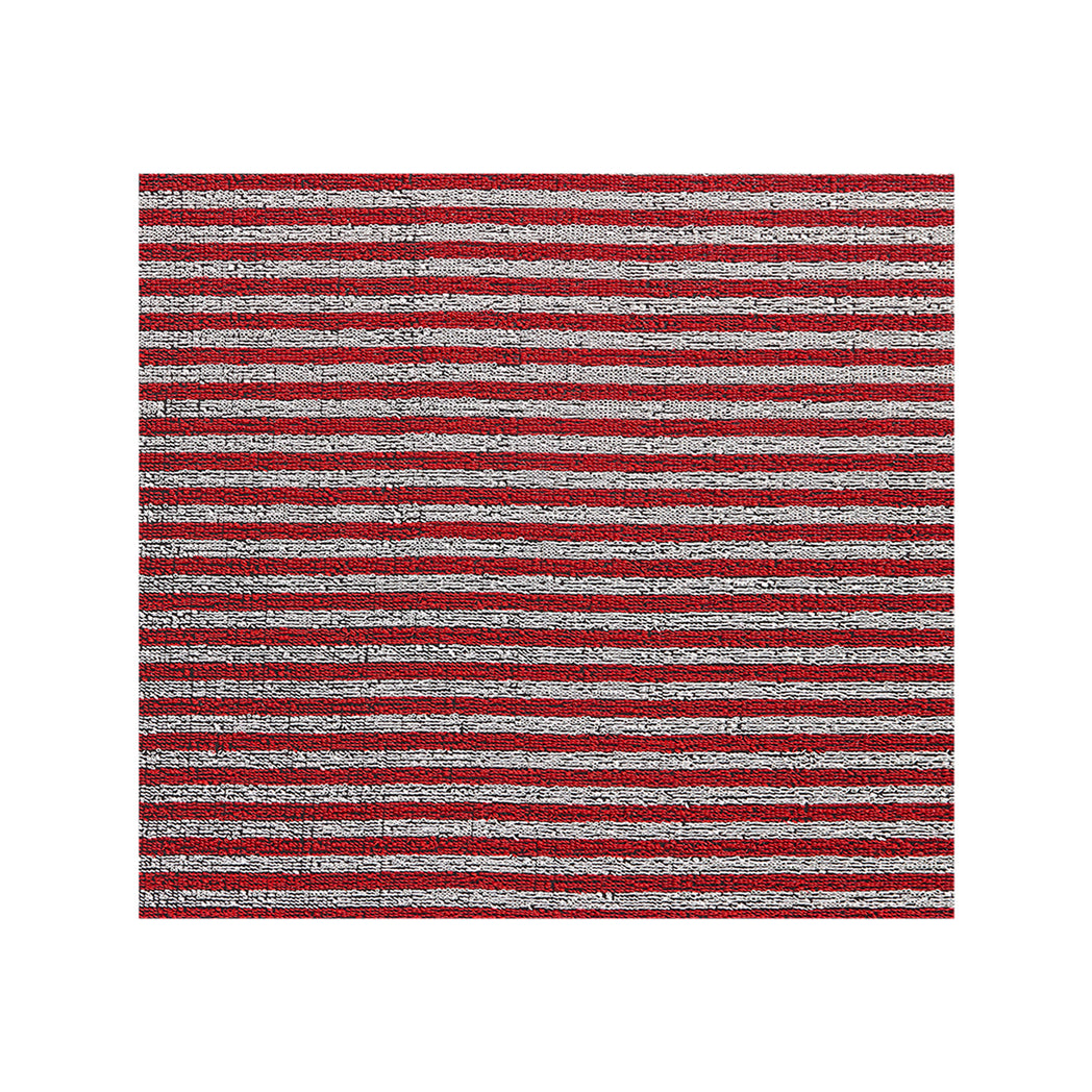 Candy Shag Mat in Mix of Red and White