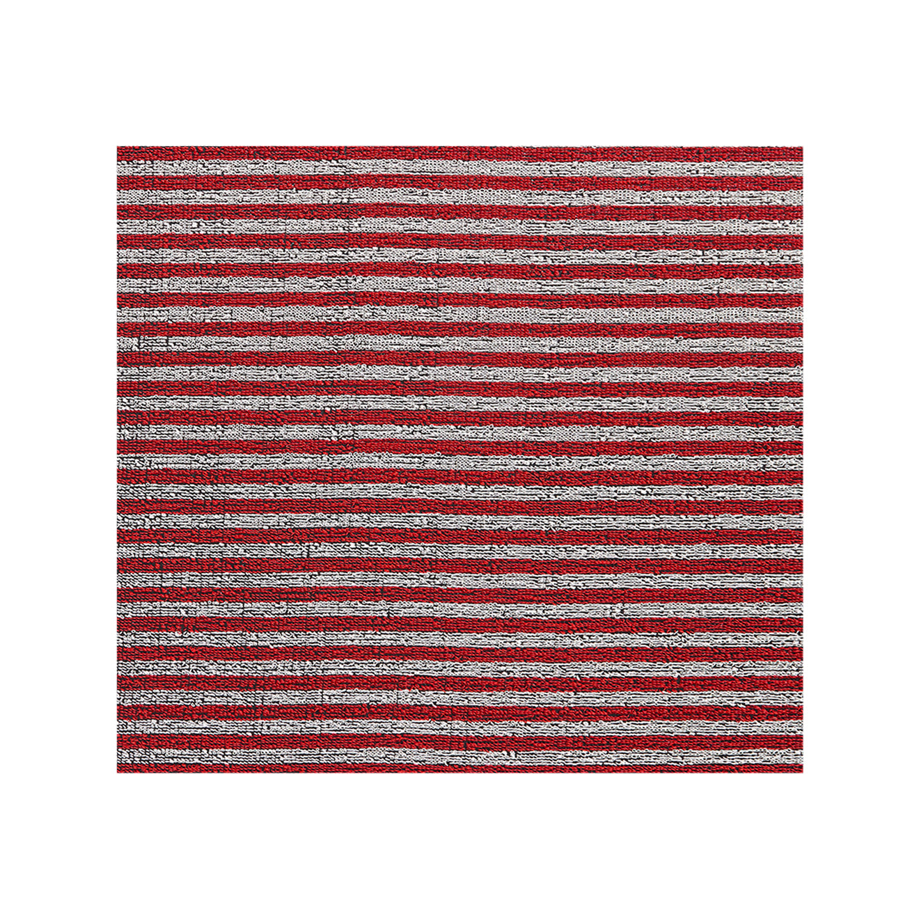 Candy Shag Mat in Mix of Red and White