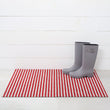 Breton Stripe Shag Mats - Candy Utility Mat