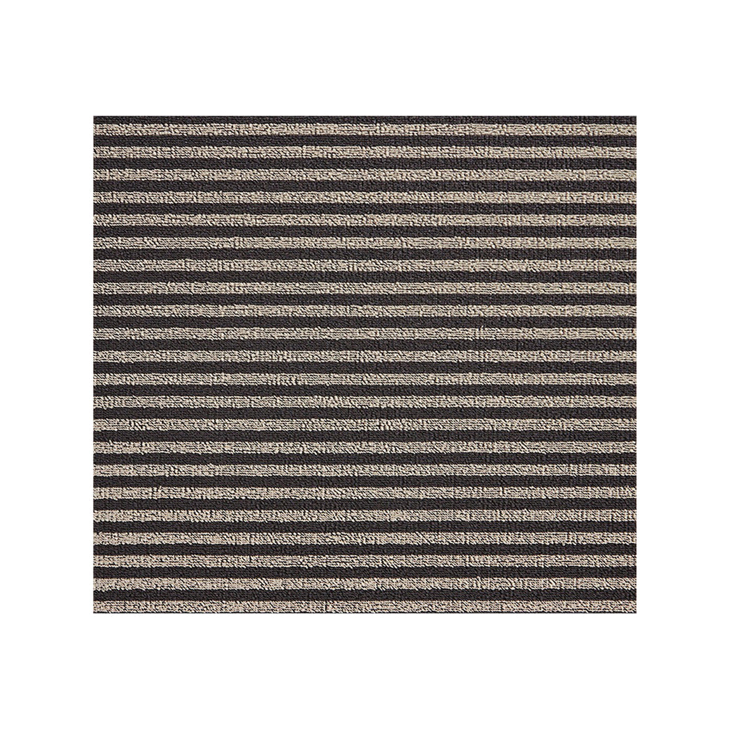 Gravel Shag Mat in Mix of Cool Dark Grey and White