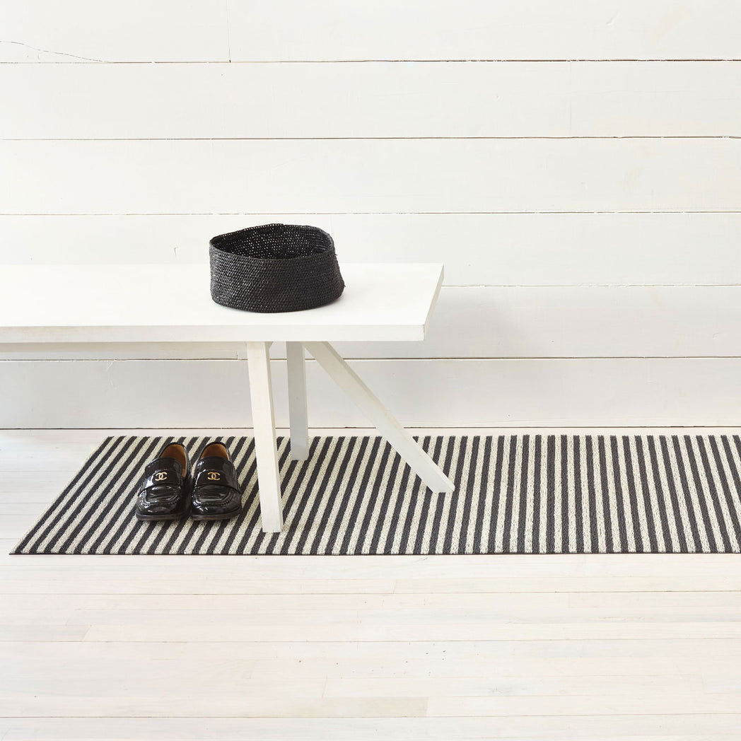 Breton Stripe Shag Mats - Gravel Runner