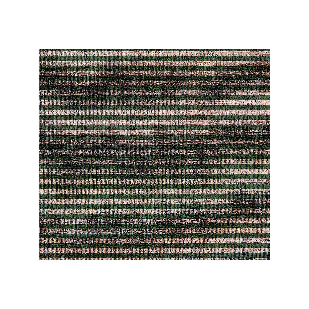 Malibu Shag Mat in Mix of Light Pink and Midtone Green