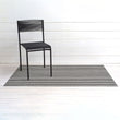 Breton Stripe Shag Mats - Tuxedo Big Mat