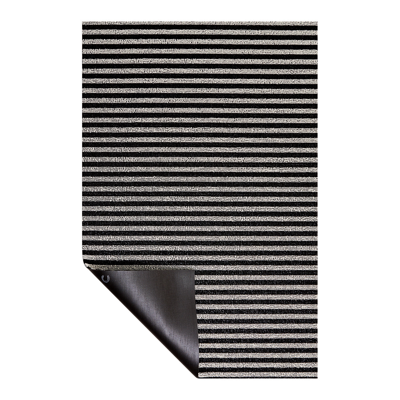Breton Stripe Shag Mats - Tuxedo Corner