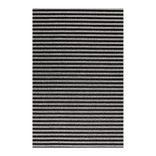 Rectangle Shag Mats in Mix of Black and White