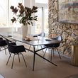 Chilewich woven floor mat in neutral woven terrastrand yarn, durable and stylish for modern living spaces.