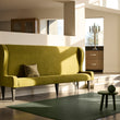 Chilewich woven floor mat in neutral woven terrastrand yarn, durable and stylish for modern living spaces.