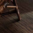 Chilewich woven floor mat in neutral woven terrastrand yarn, durable and stylish for modern living spaces.