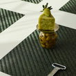 Detail image of Chilewich woven material showcasing texture, color, and pattern of the terrastrand yarn weave.