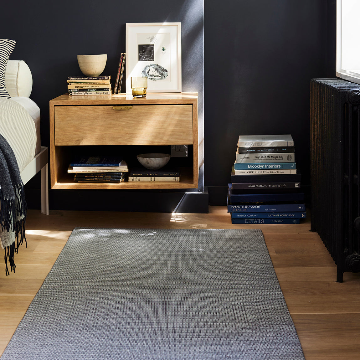 Basketweave Rug Samples - Shadow