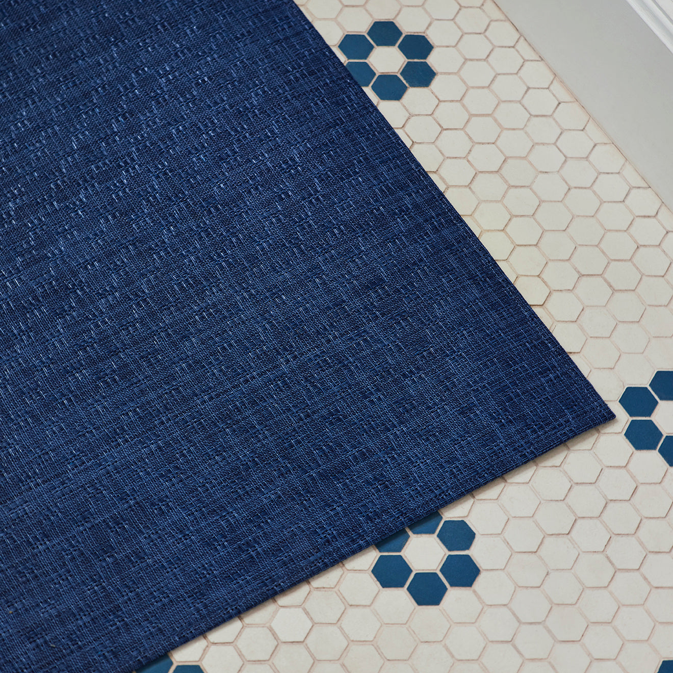 Bay Weave Blue Jean Detail