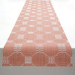 Coverlet Table Runners - Burnt Coral With Prop