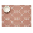 Coverlet Placemats - Burnt Coral With Prop