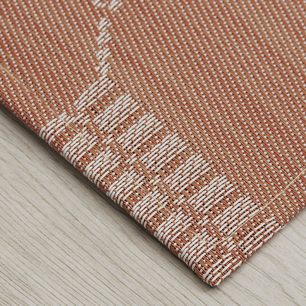 Coverlet Burnt Coral Detail