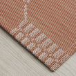 Coverlet Burnt Coral Detail