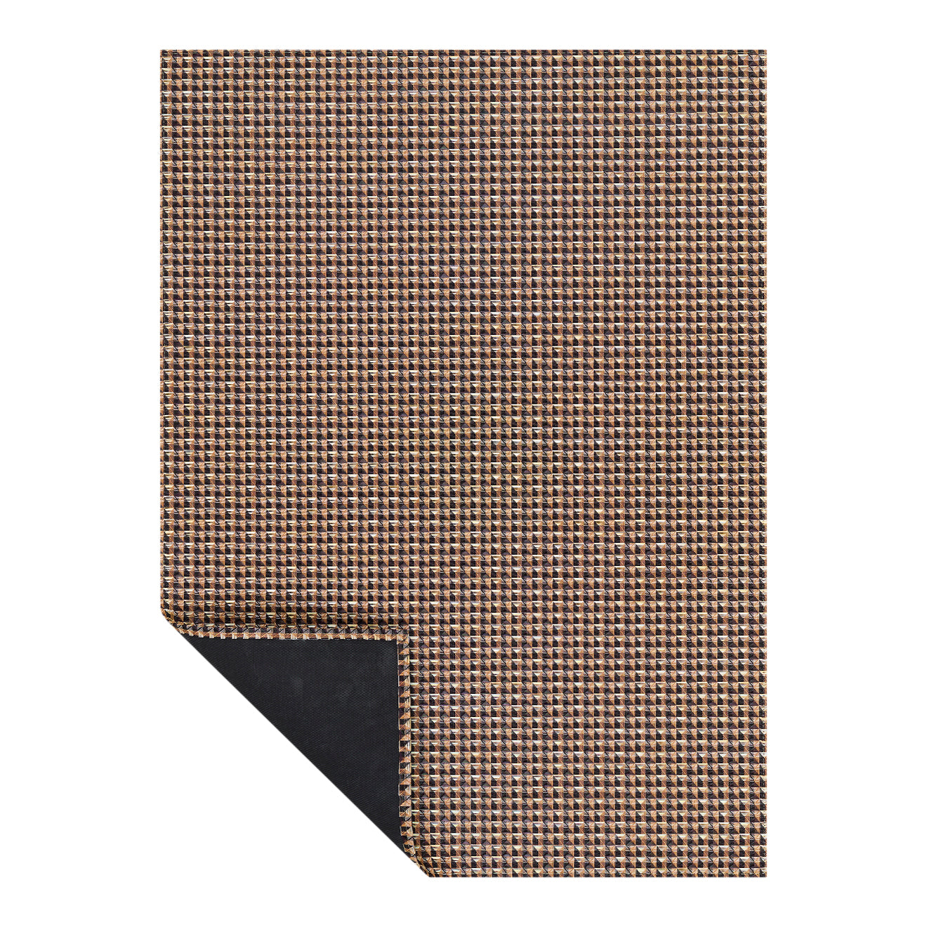 Detail image of Chilewich woven material showcasing texture, color, and pattern of the terrastrand yarn weave.
