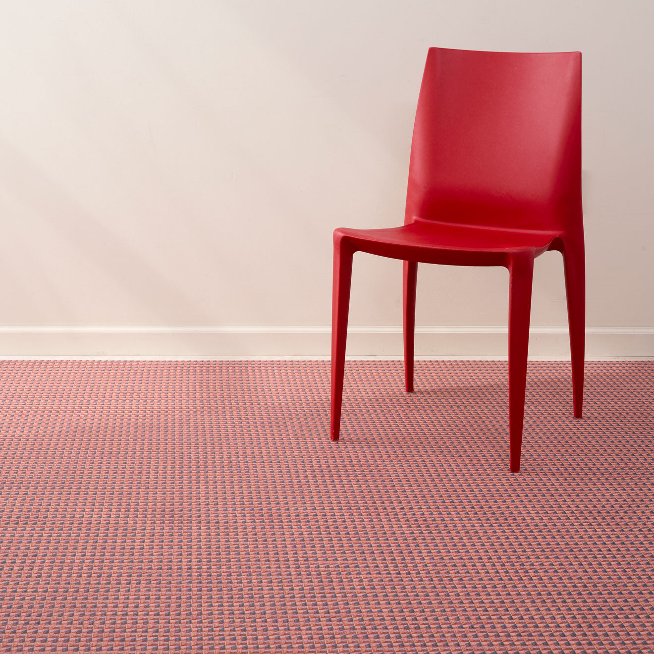 Detail image of Chilewich woven material showcasing texture, color, and pattern of the terrastrand yarn weave.