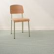 Detail image of Chilewich woven material showcasing texture, color, and pattern of the terrastrand yarn weave.