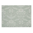 Rectangle Placemats in Muted Light Blue Green Base with White Accents