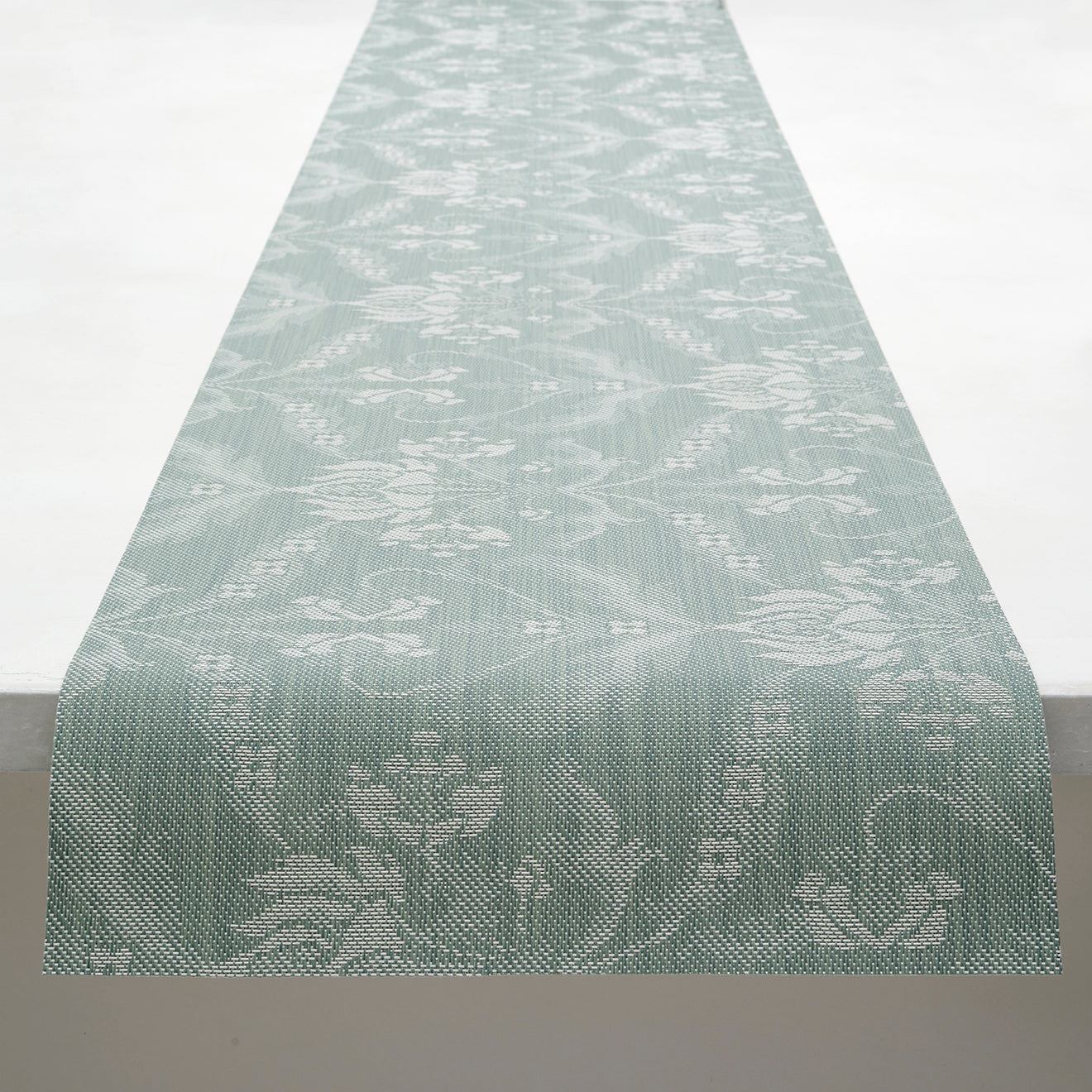 Damask Table Runners - Abalone With Prop