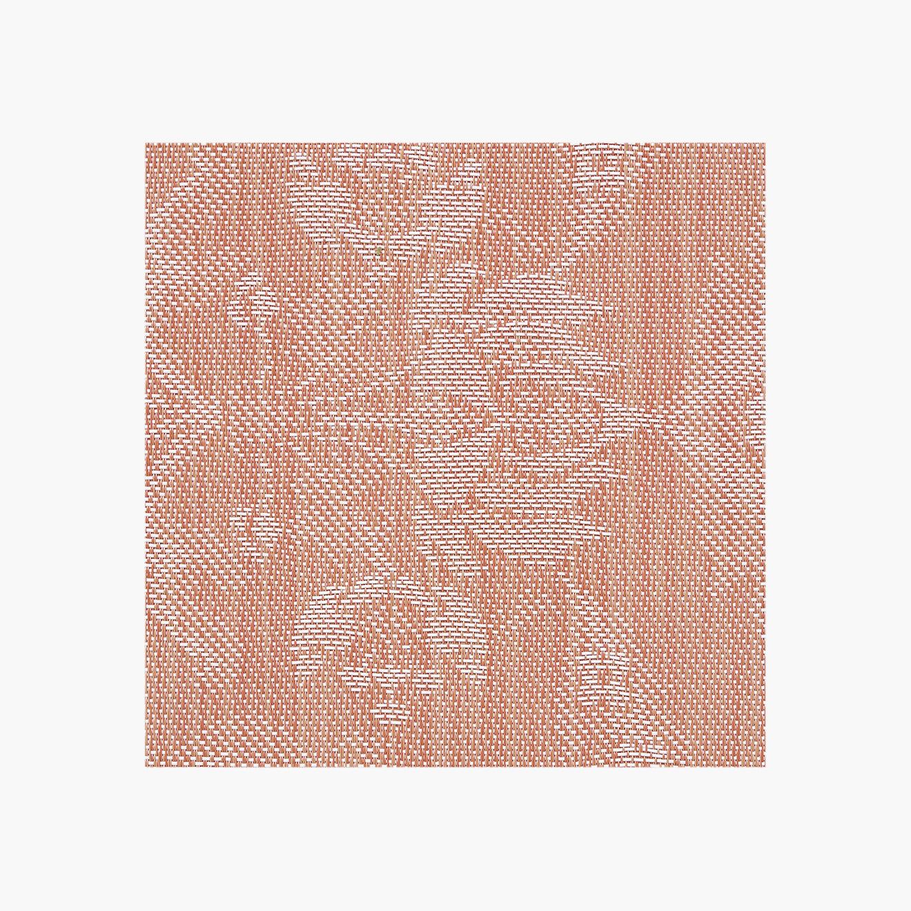 Detail image of Chilewich woven material showcasing texture, color, and pattern of the terrastrand yarn weave.