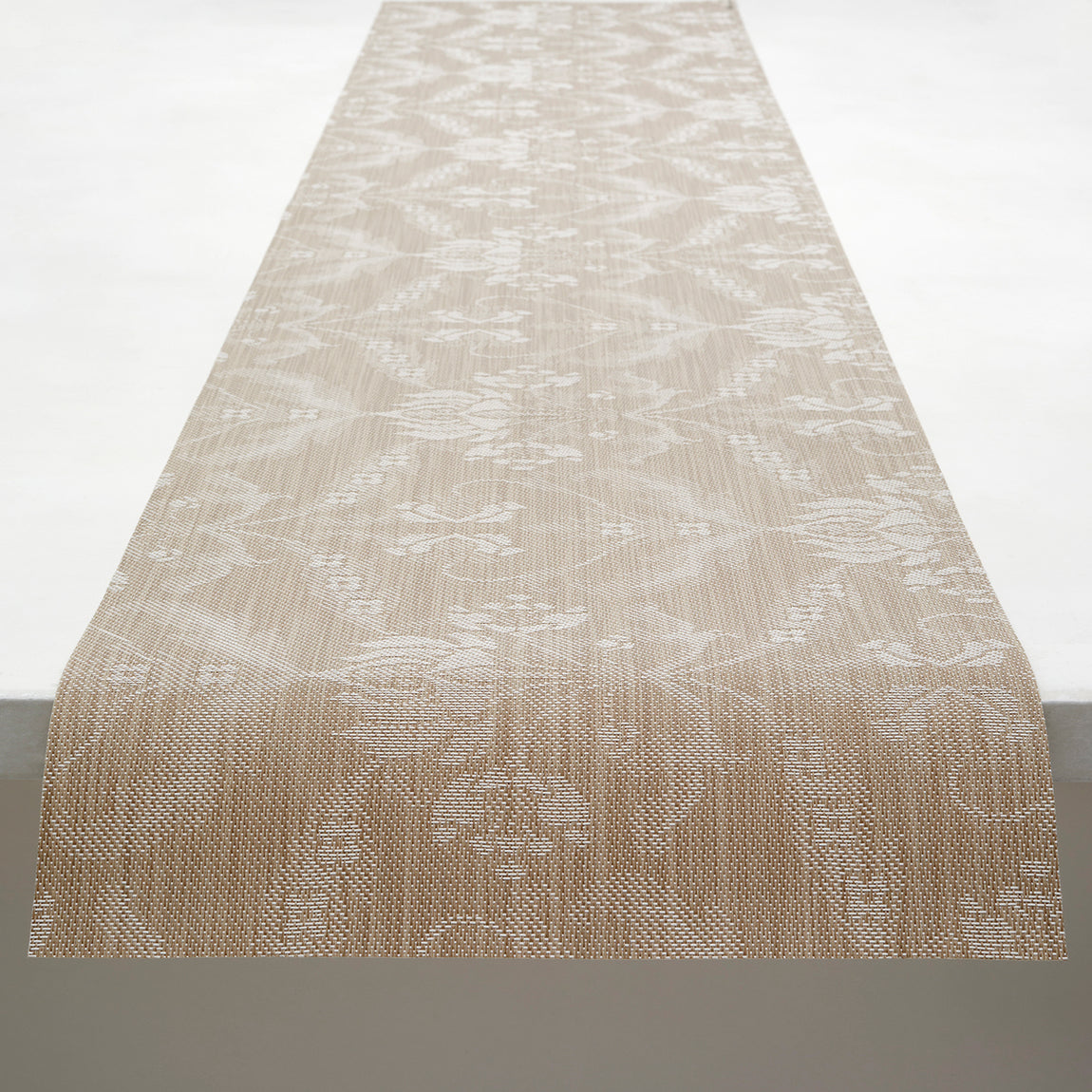 Damask Table Runners - Flax