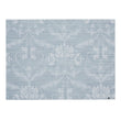Rectangle Placemats in Muted Light Blue with White Accents