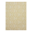 Wheat Woven Floor Mat in Mustard with White