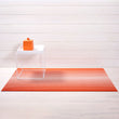 Domino Stripe Shag Mats - Apricot Big Mat