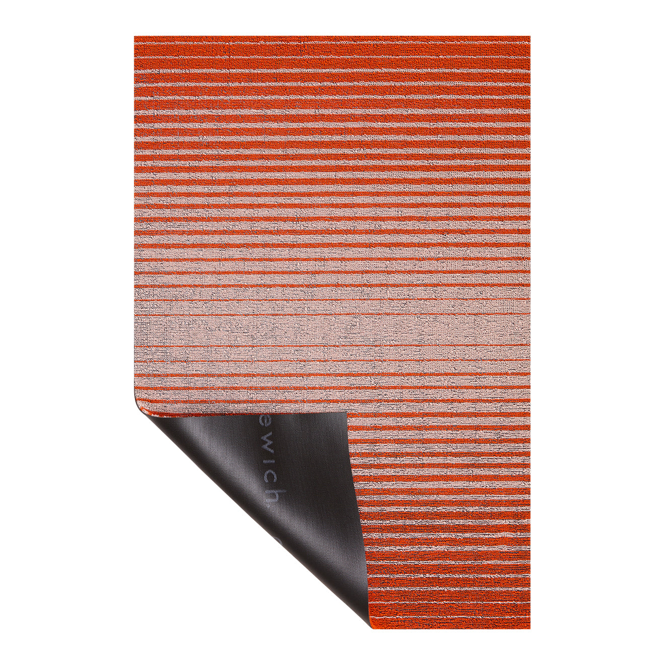 Domino Stripe Shag Mats - Apricot