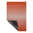 Domino Stripe Shag Mats - Apricot Corner