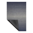 Domino Stripe Shag Mats - Denim Corner