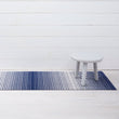 Domino Stripe Shag Mats - Denim Runner