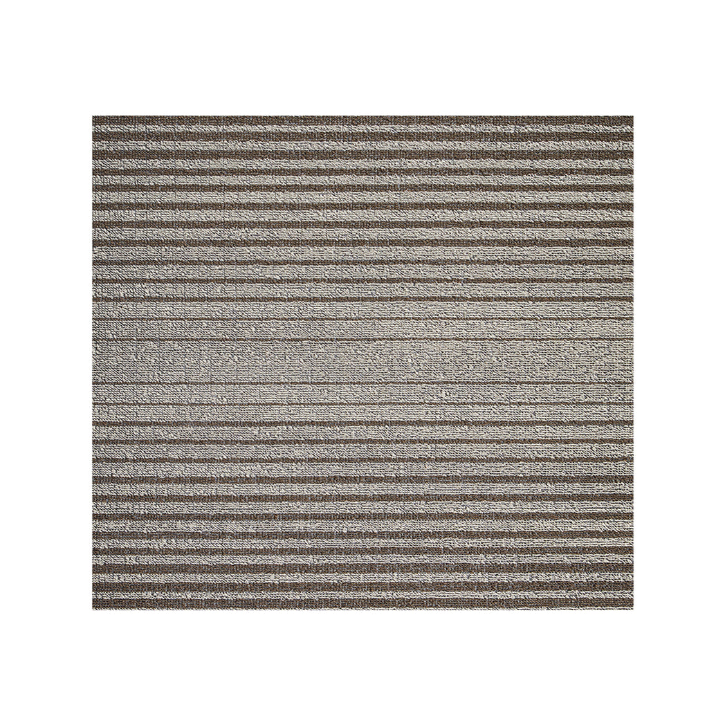 Oak Shag Mat in Mix of Cool Brown and White