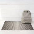 Domino Stripe Shag Mats - Oak Utility Mat