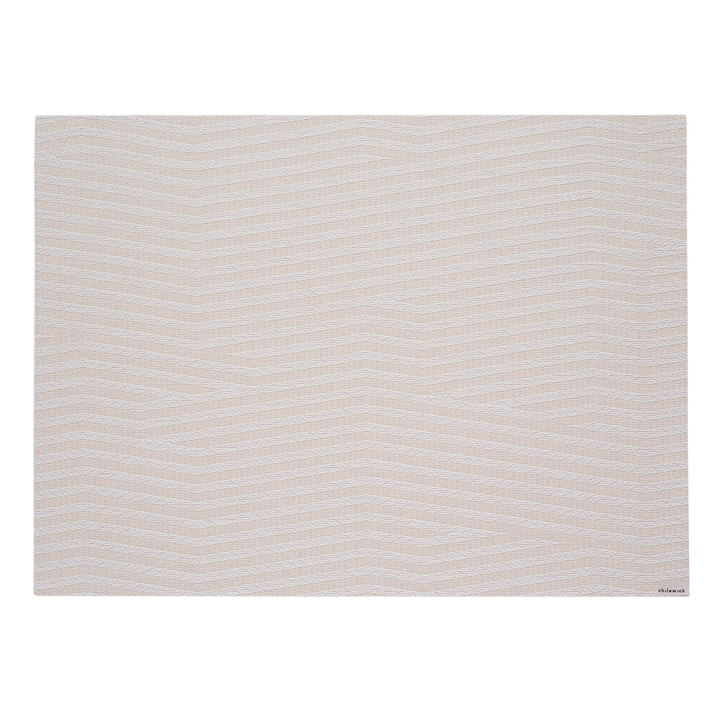 Rectangle Placemats in Mix of Off White and Light Neutral Beige