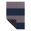 Duo Stripe Shag Mats - Berry Corner