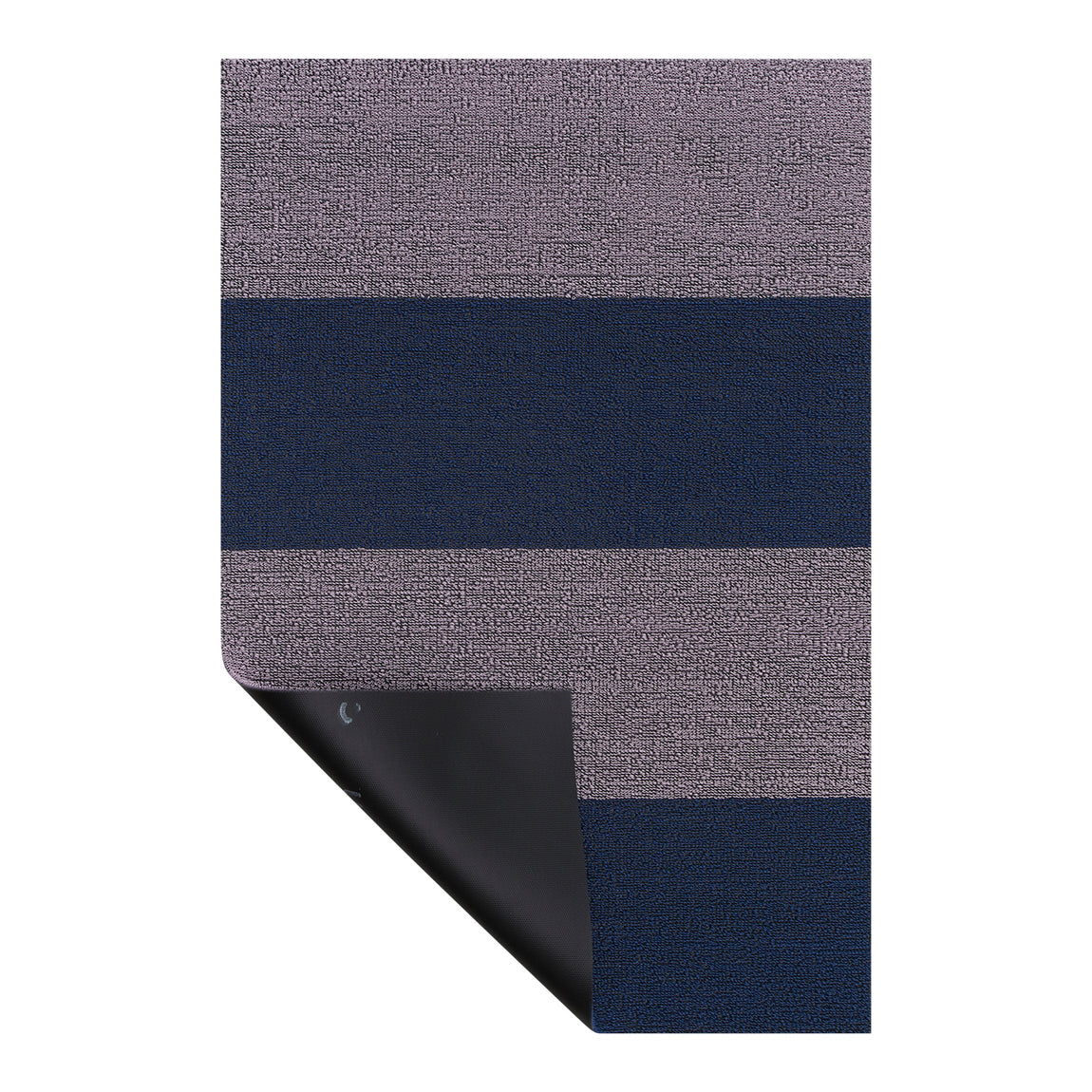 Duo Stripe Shag Mats - Berry