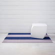 Duo Stripe Shag Mats - Berry Big Mat
