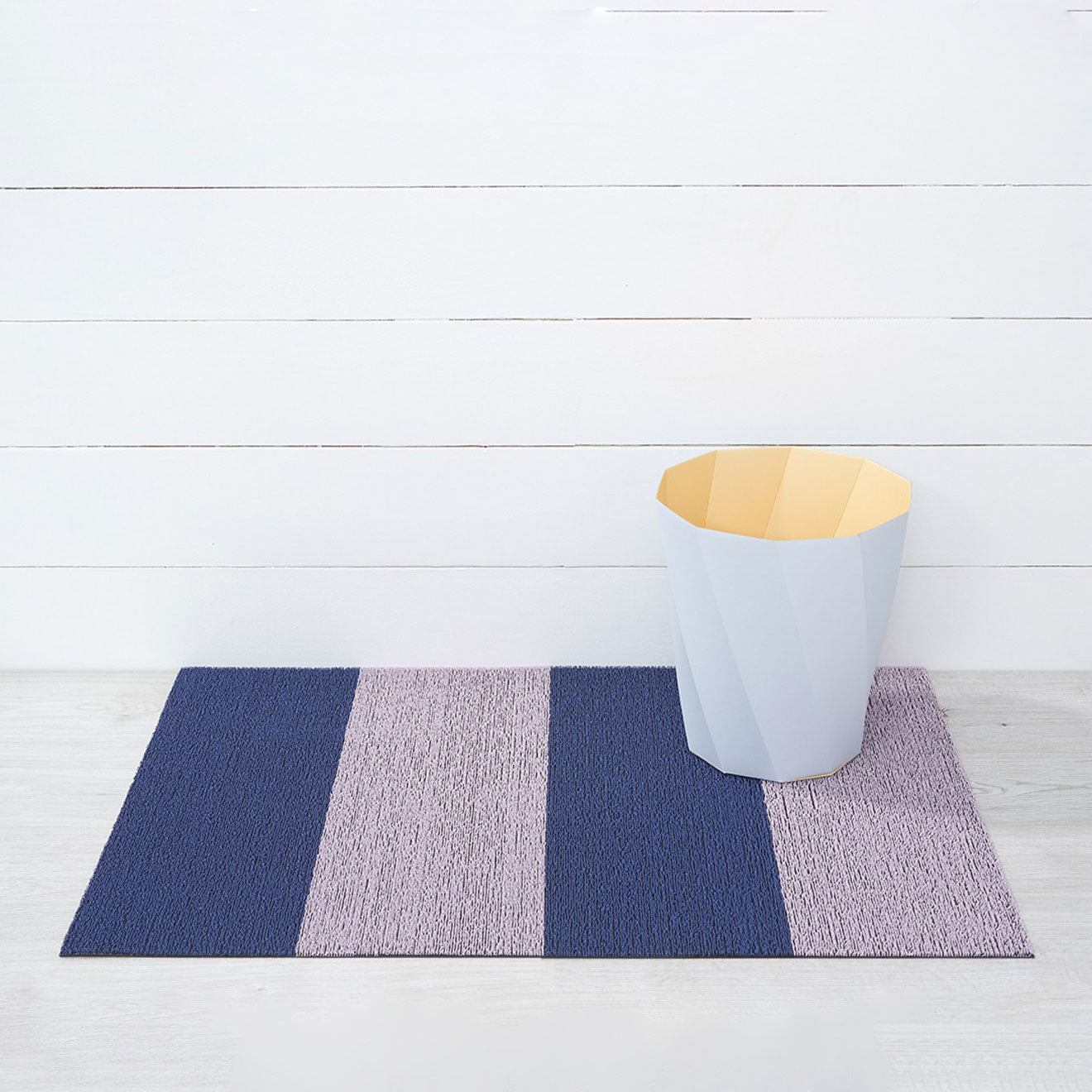 Duo Stripe Shag Mats - Berry Utility Mat