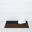 Duo Stripe Shag Mats - Mocha Doormat