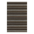 Rectangle Shag Mats in MIx of Black and Midtone Warm Brown
