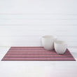 Even Stripe Shag Mats - Berry Big Mat