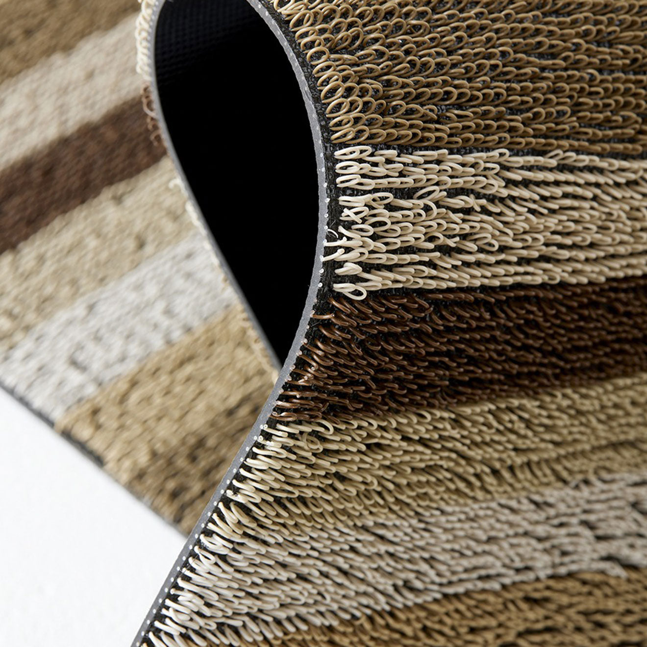 Even Stripe Mocha Detail