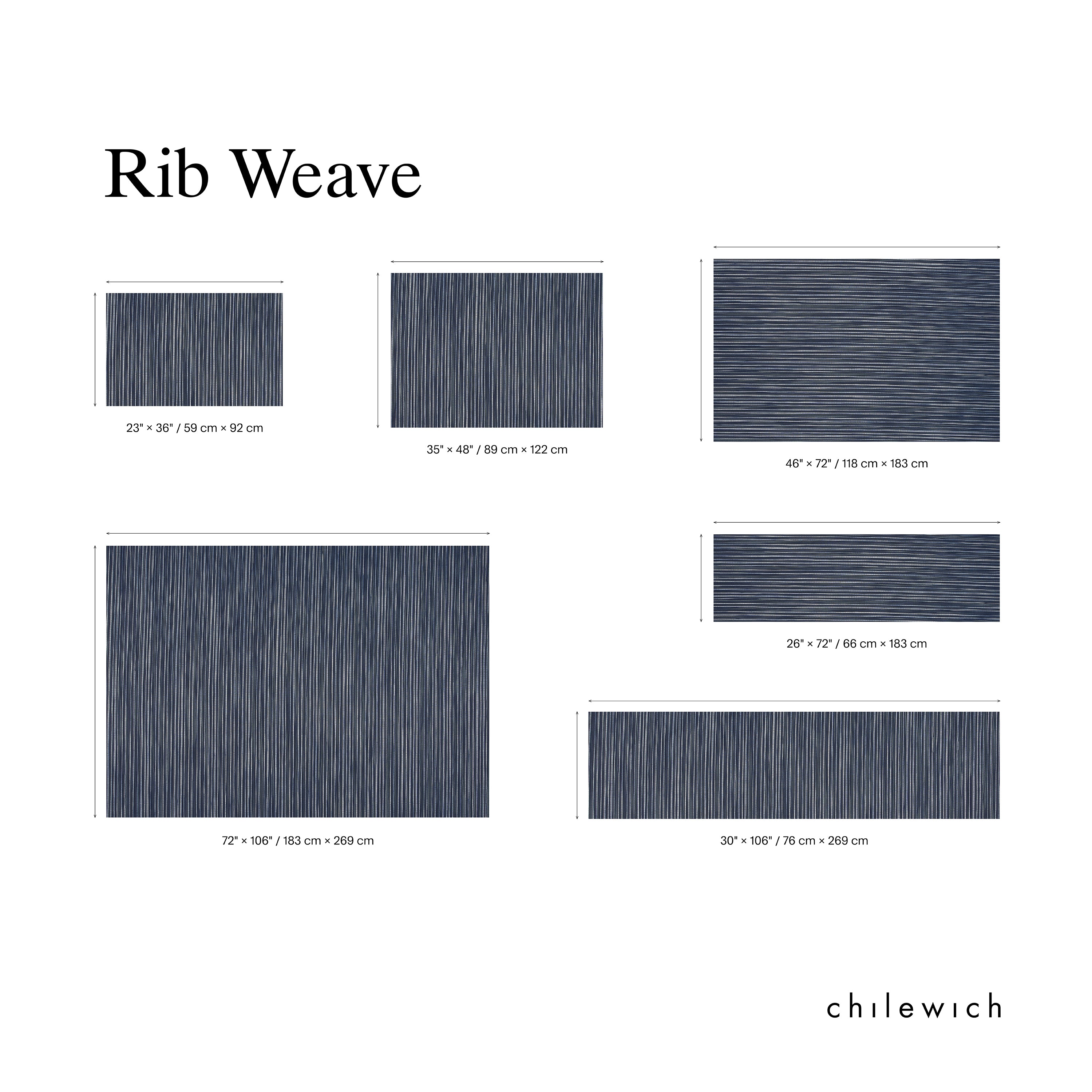 Rib Weave Pattern Direction