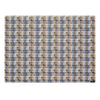 Rectangle Placemats in Mix of Midtone Tan, White and Navy Blue