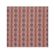 Square Placemats in Mix of Midtone Pink, Orange, Pale Pink and Cool Brown