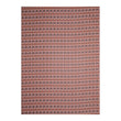 Sorbet Woven Floor Mat in Mix of Midtone Pink, Orange, Pale Pink and Cool Brown