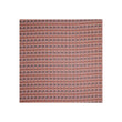 Square Woven Floor Mat in Mix of Midtone Pink, Orange, Pale Pink and Cool Brown