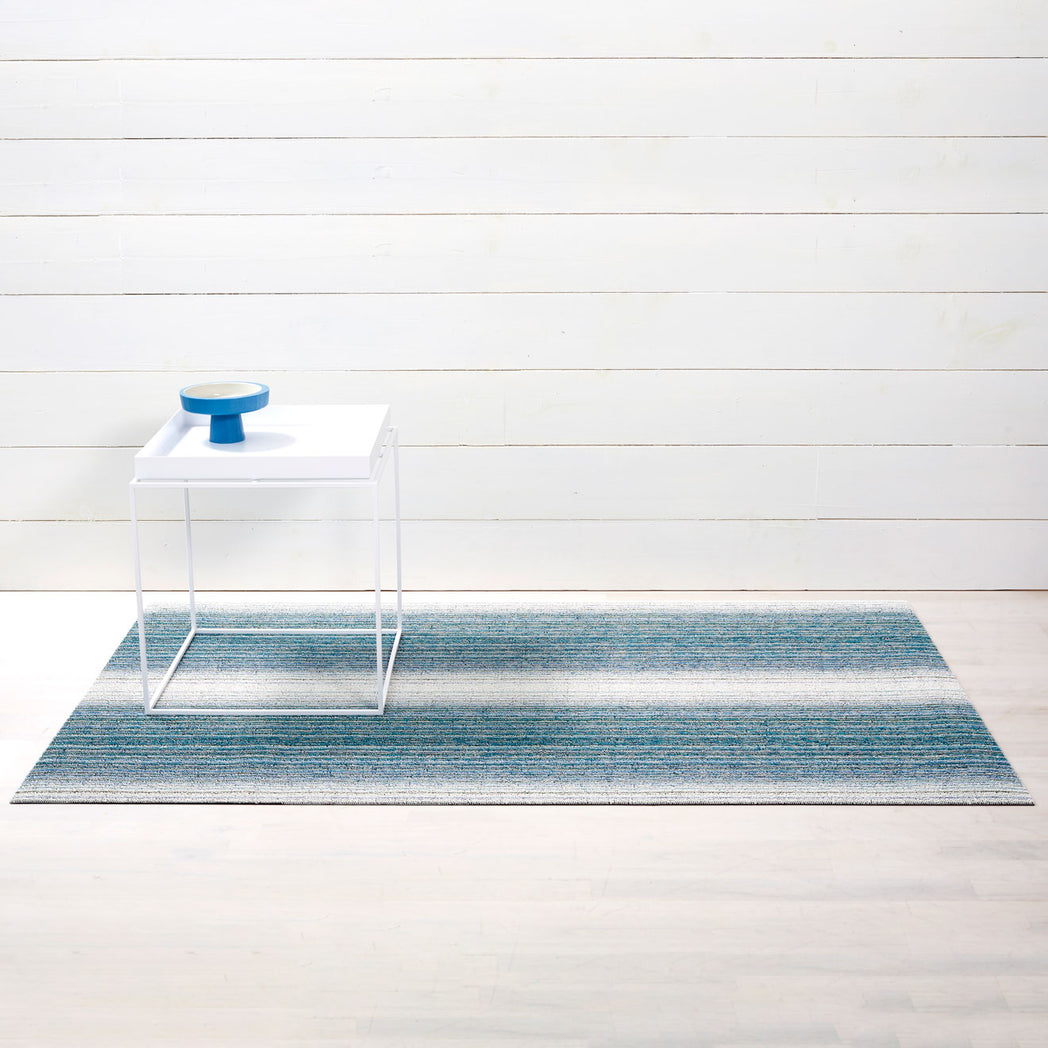 Fade Stripe Shag Mats - Lagoon Big Mat